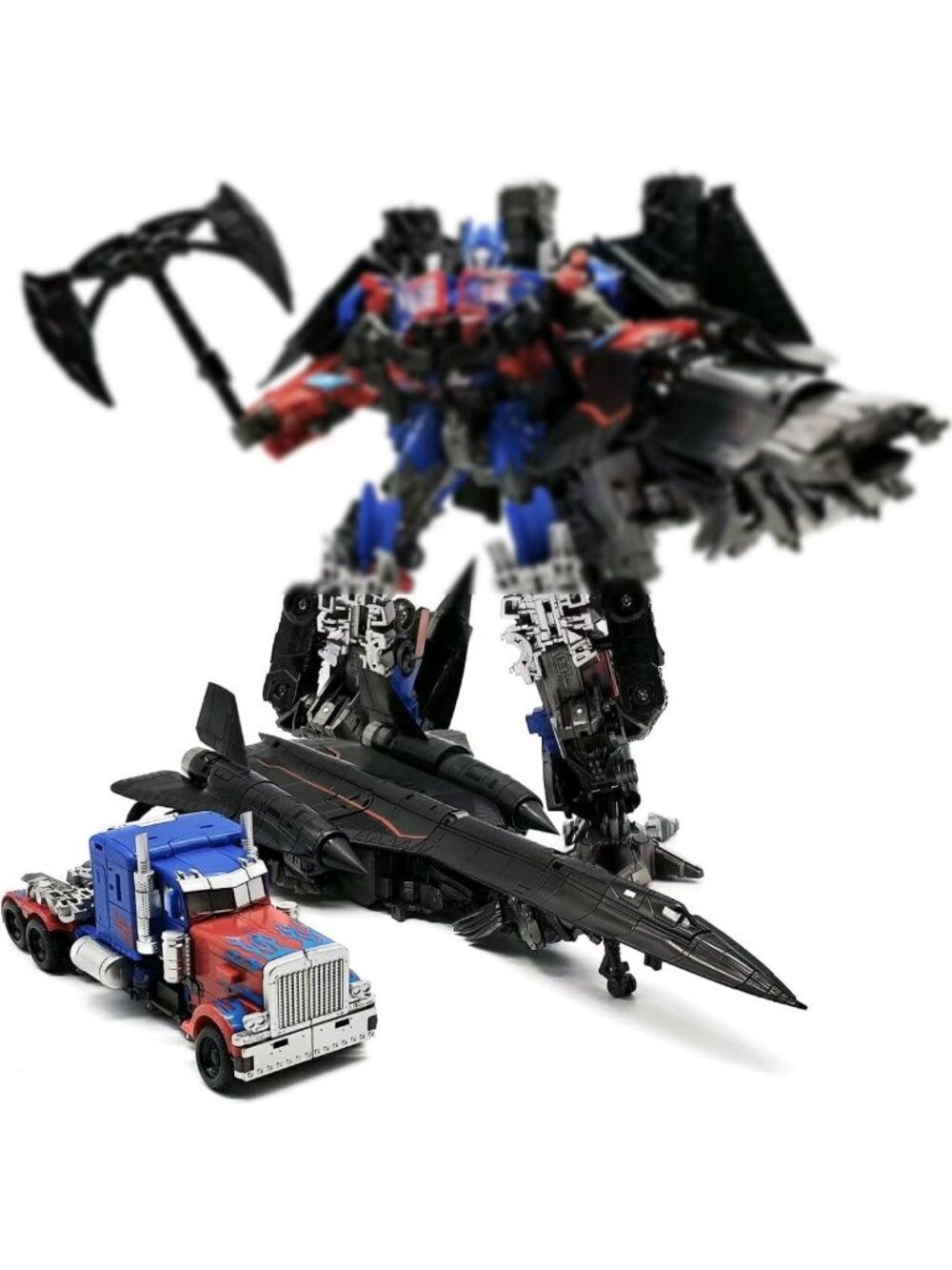 Transforming Robot Action Figure Set - 2-in-1 Deformation Truck Toy, 7.9